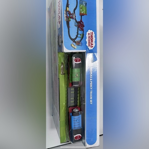Fisher Price Talking Thomas & Percy Train Set, Motorized Train and Track Set NEW - Picture 5 of 5